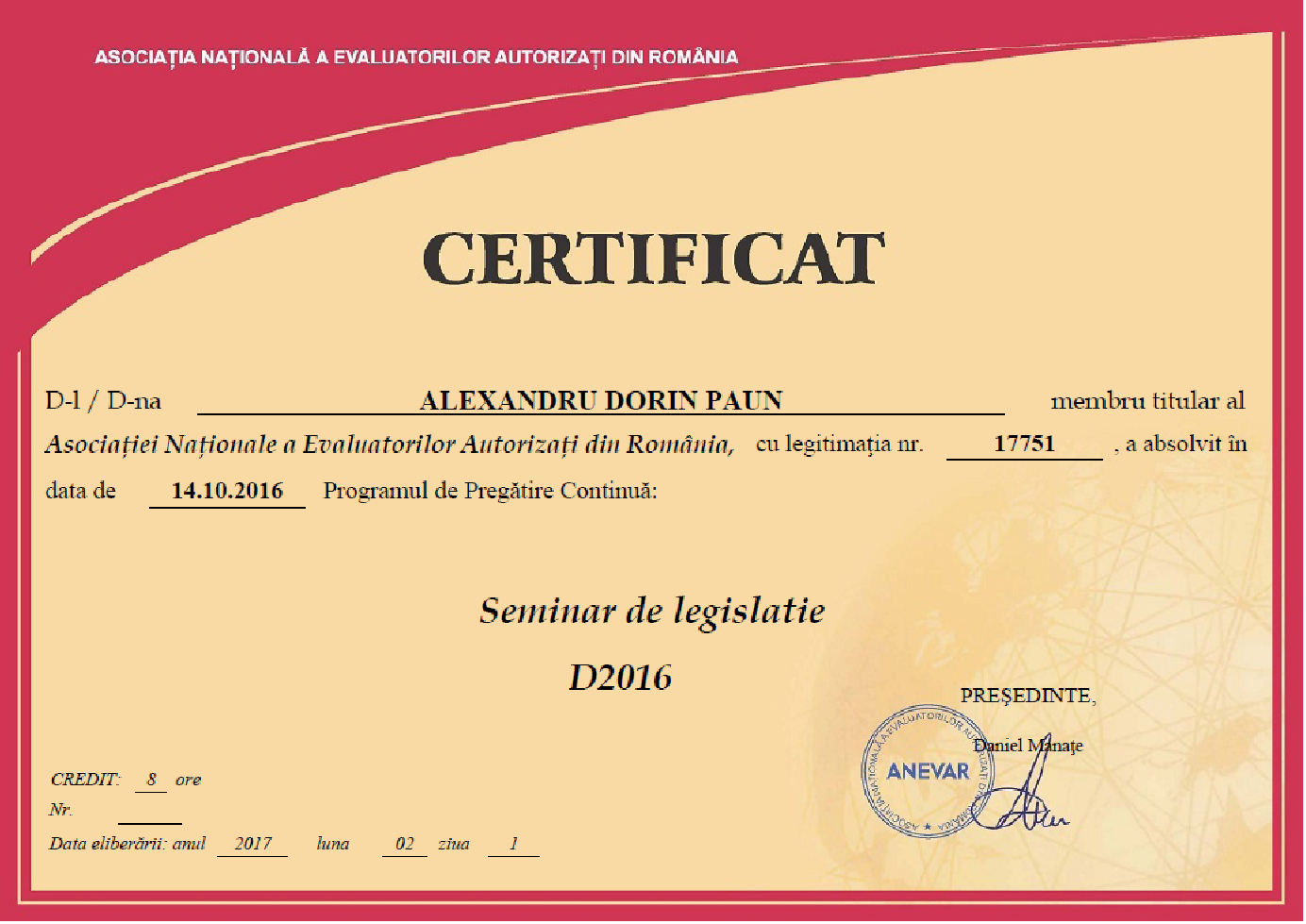 Certificat certificat